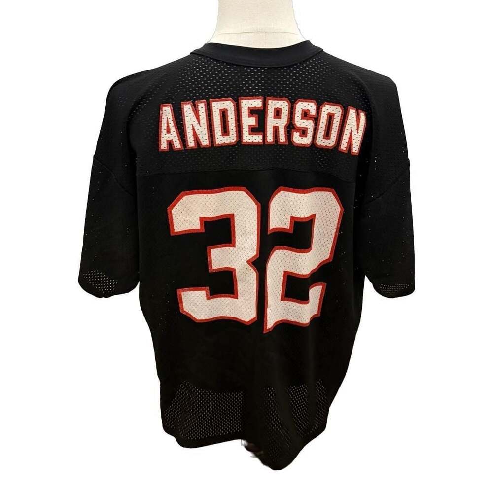 Vintage 90s Logo 7 Atlanta Falcons Jamal Anderson #32 Super Bowl XXXIII Jersey